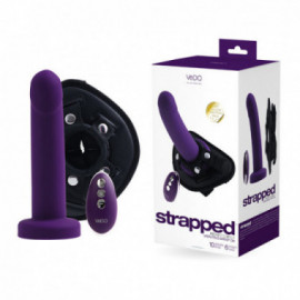 Vedo Strapped Strap On Deep Purple