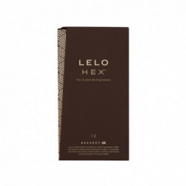 LELO HEX Respect XL Condoms 12 Pack