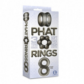 The 9's Phat Rings Smoke 1 Chunky C Ring