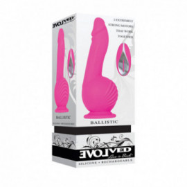 Evolved Ballistic Dong Silicone Pink