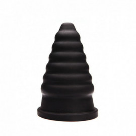 Tantus Cone Ripple - Black