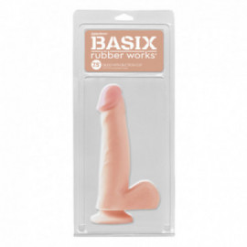 Basix 7.5in. Dong w/Suction Cup Flesh