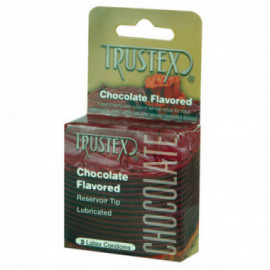 Trustex: Chocolate Condom 3pk