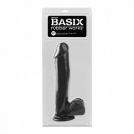 Basix 12in. Dong w/Suction Cup Black