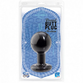 Ball Shape Anal Plug Medium (Black)