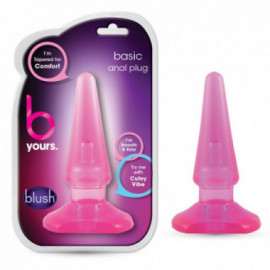 B Yours - Basic Anal Plug - Pink